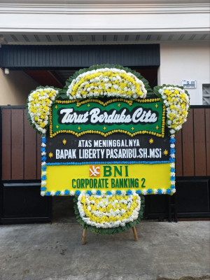 Papan Bunga Duka di Siantar Timur