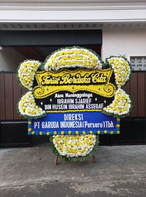 Papan Bunga Duka di Siantar Timur
