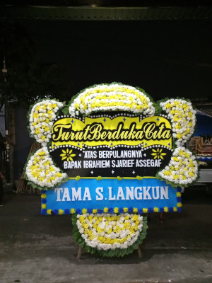 Papan Bunga Duka di Siantar Timur