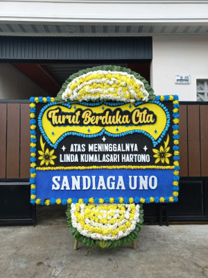Papan Bunga Duka di Siantar Timur