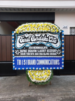 Papan Bunga Duka di Siantar Timur